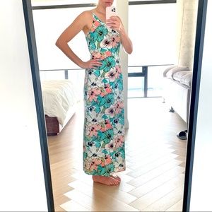 H&M Floral Maxi Dress, Sz 8